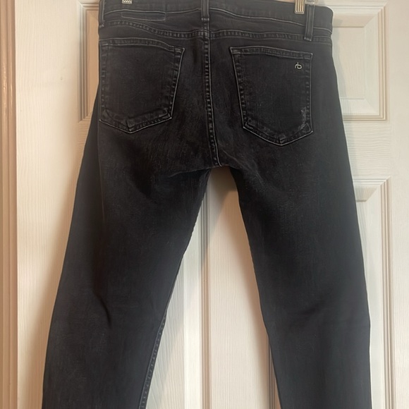 Rag & Bone distressed skinny jeans sz 33 - Picture 4 of 5